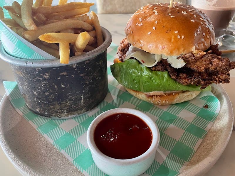 Hearty signature lunch dish including our lamb shoulder hash